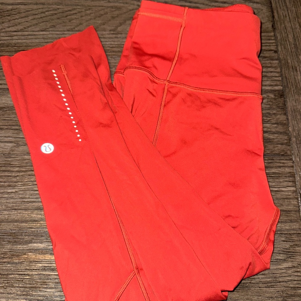 lululemon athletica Kids Vibrant Red Leggings